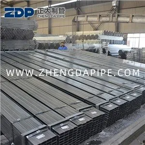 20X20 200X200 أنبوب مستطيل مجلفن مسبقًا